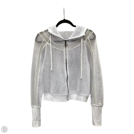 Athletic Jacket By Alo In White, Size: M