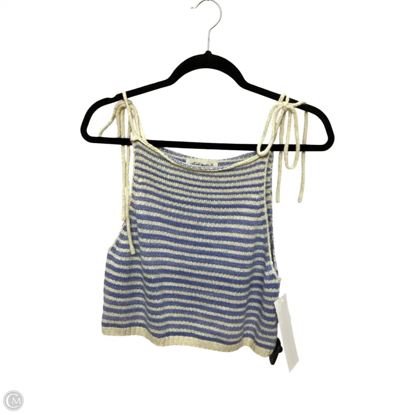 Blouse Sleeveless By Free People In Striped Pattern, Size: Xs