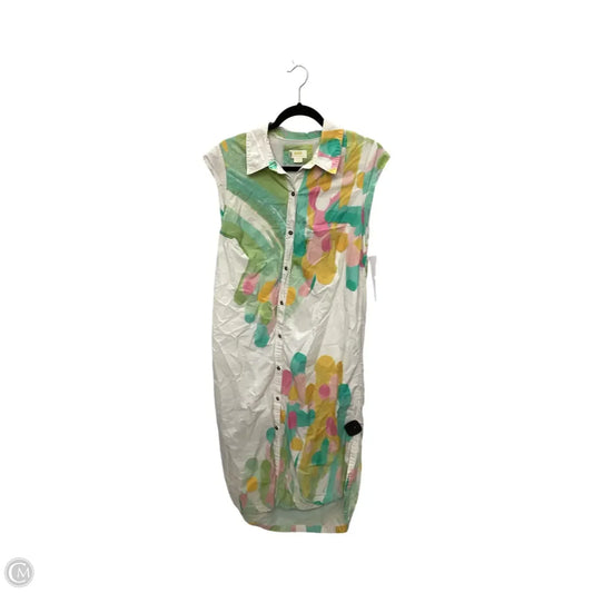 Dress Casual Midi By Maeve In Multi-colored, Size: M