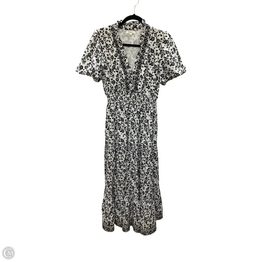 Dress Casual Midi By Max Studio In Black & White, Size: M