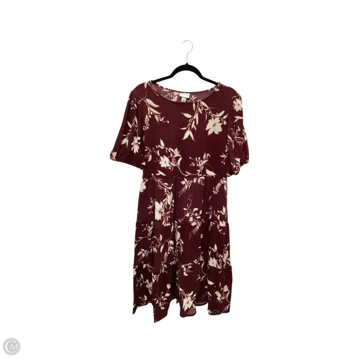 Dress Casual Short By Ava & Viv In Purple, Size: 1x