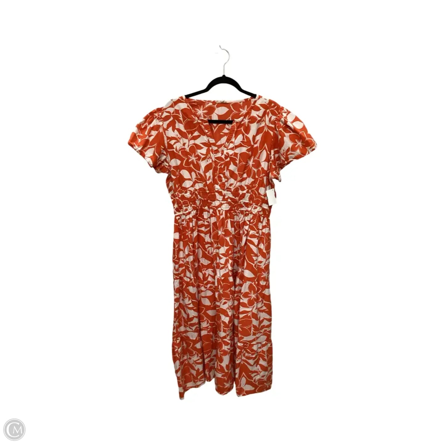 Dress Casual Midi By Kings Road In Floral Print, Size: 2x