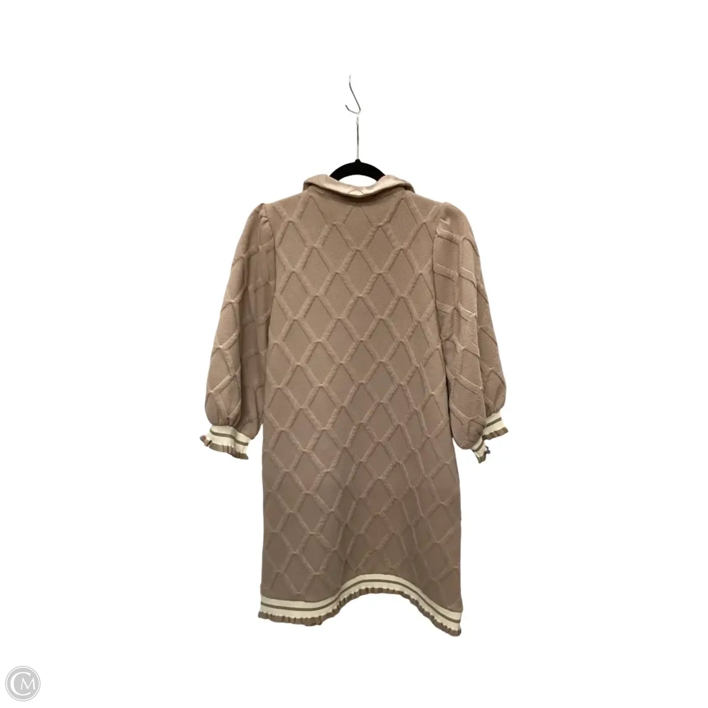 Blouse 3/4 Sleeve By Entro In Brown, Size: M