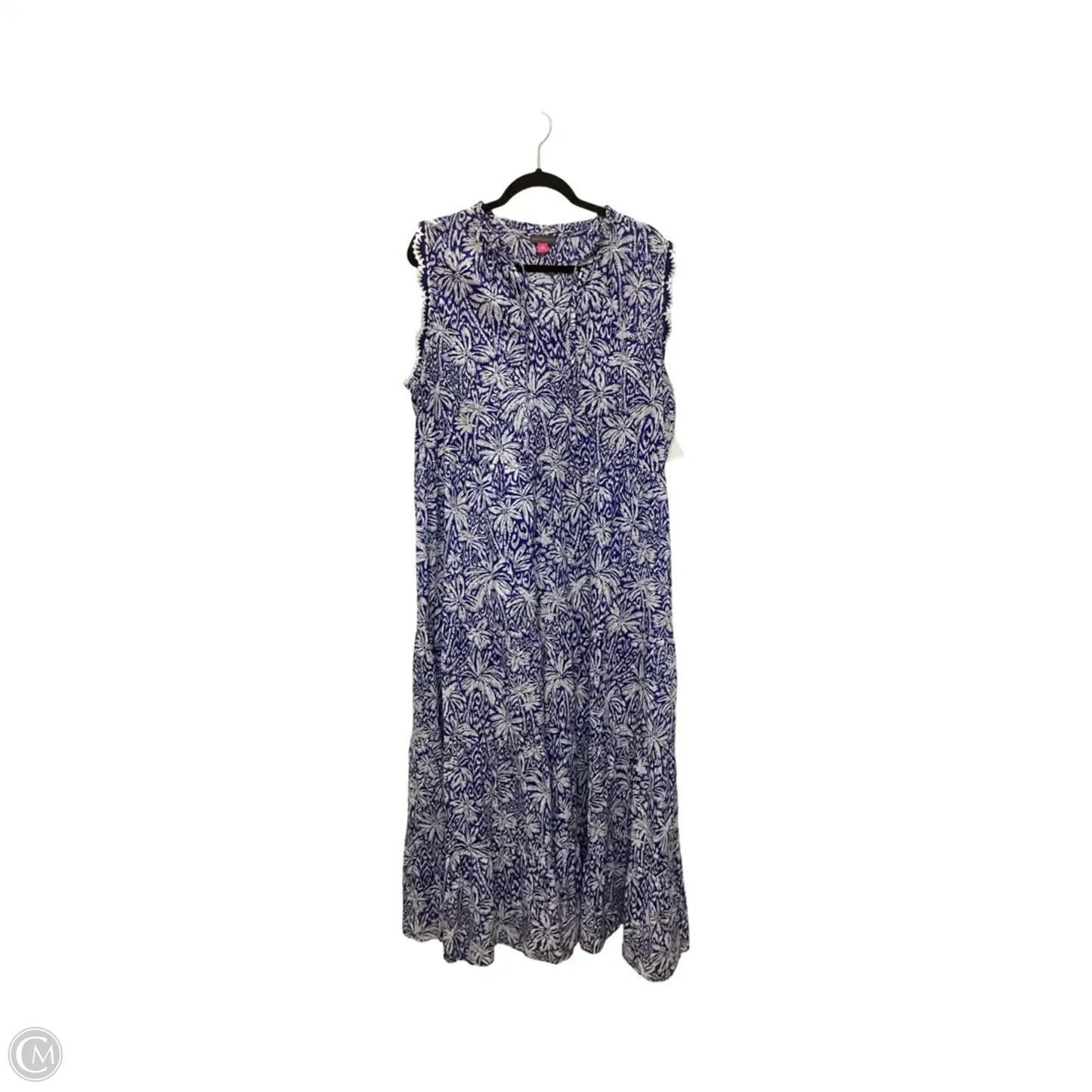Dress Casual Maxi By Vince Camuto In Tropical Print, Size: Xl