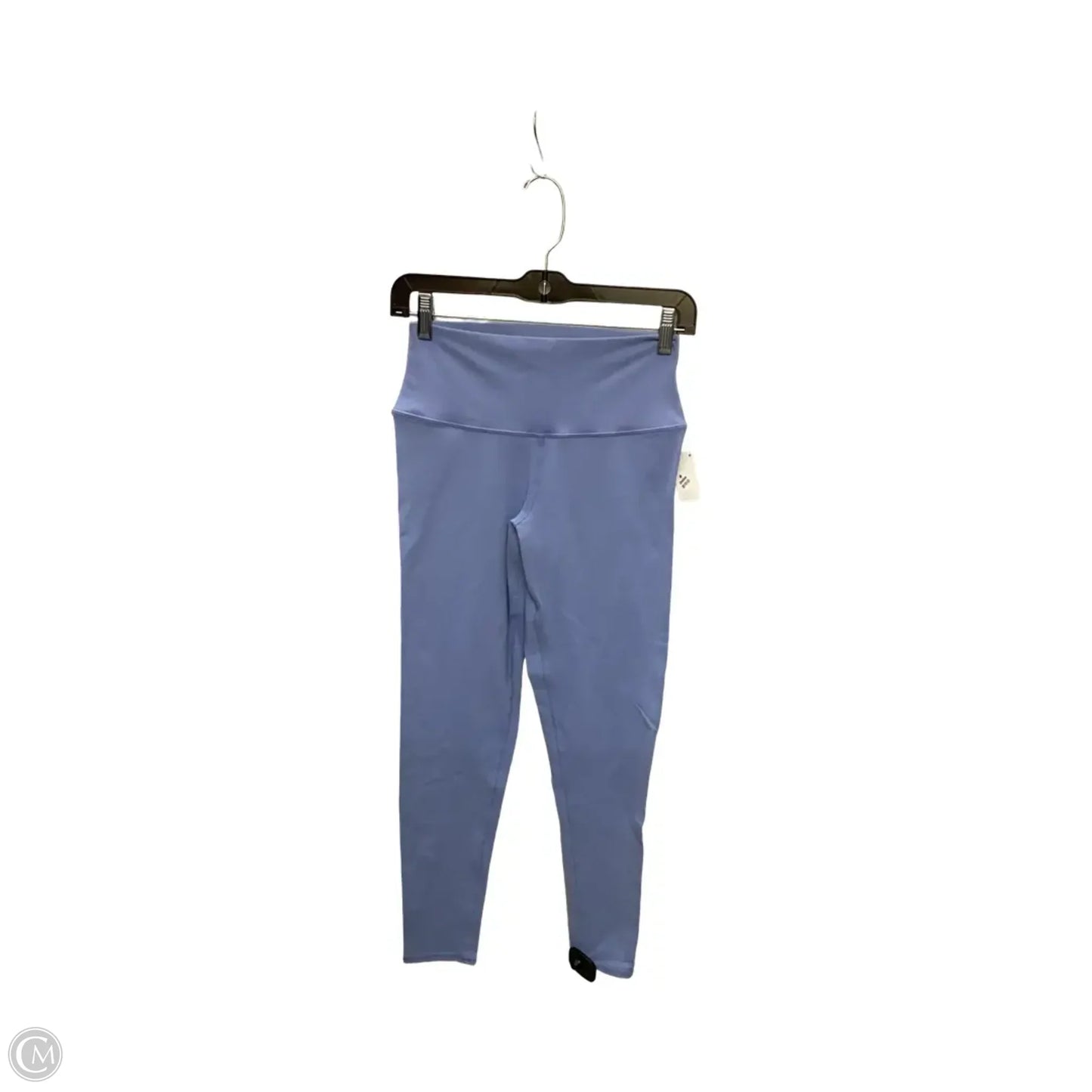 Athletic Leggings By Alo In Blue, Size: M