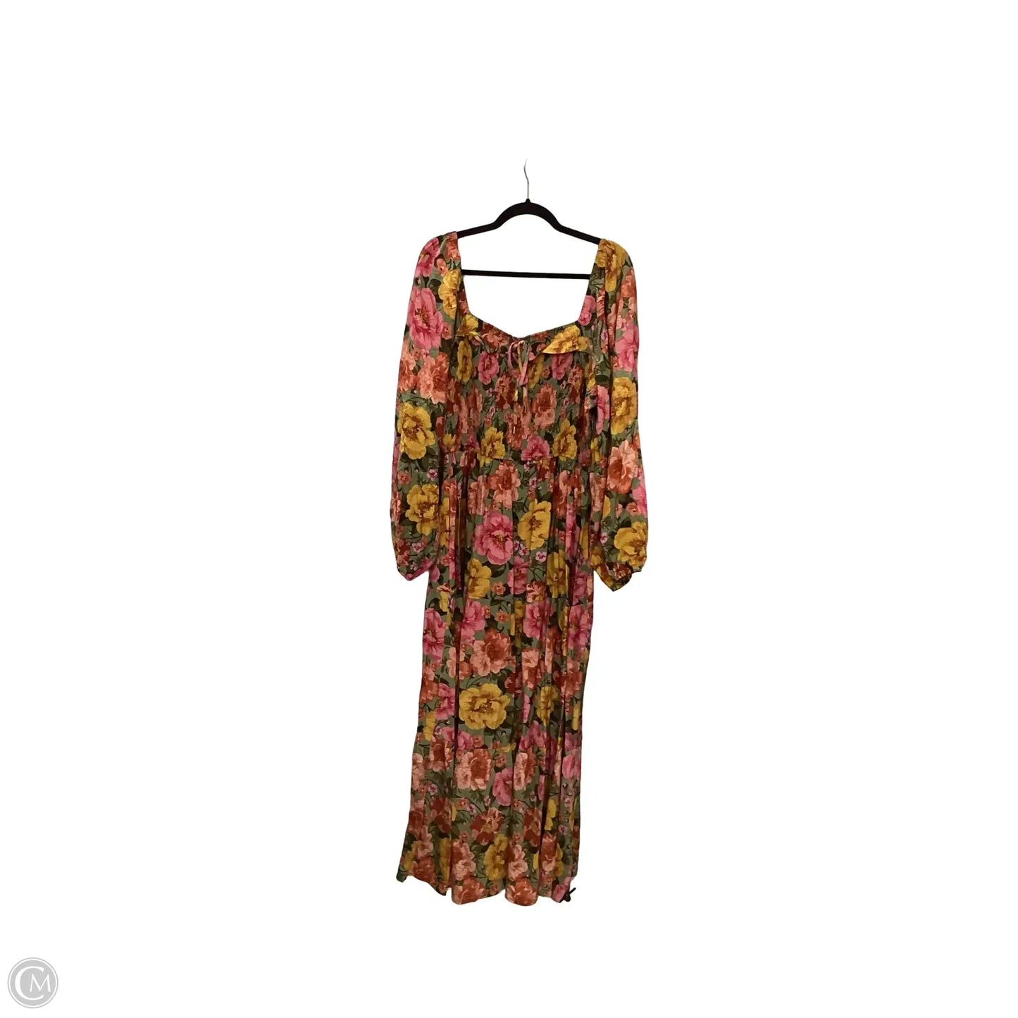 Dress Casual Maxi By Oddi In Floral Print, Size: 2x