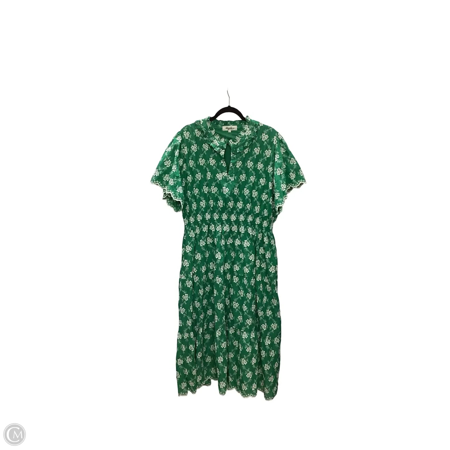 Dress Casual Maxi By Haptics In Green, Size: 2x