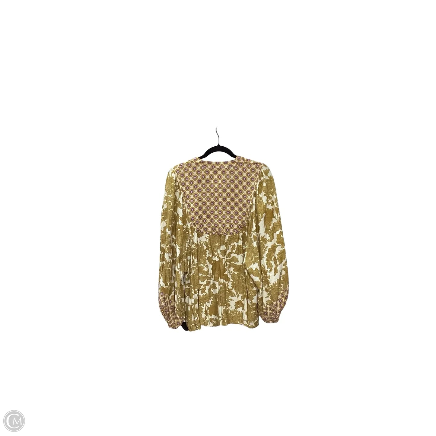 Blouse Long Sleeve,WEVE By Umgee In Floral Print, Size: Xl