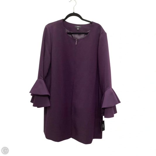 Coat Other By Alfani In Purple, Size: Xl