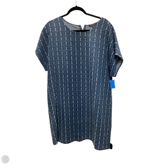 Dress Casual Short By Skies Are Blue In Blue Denim, Size: Xl