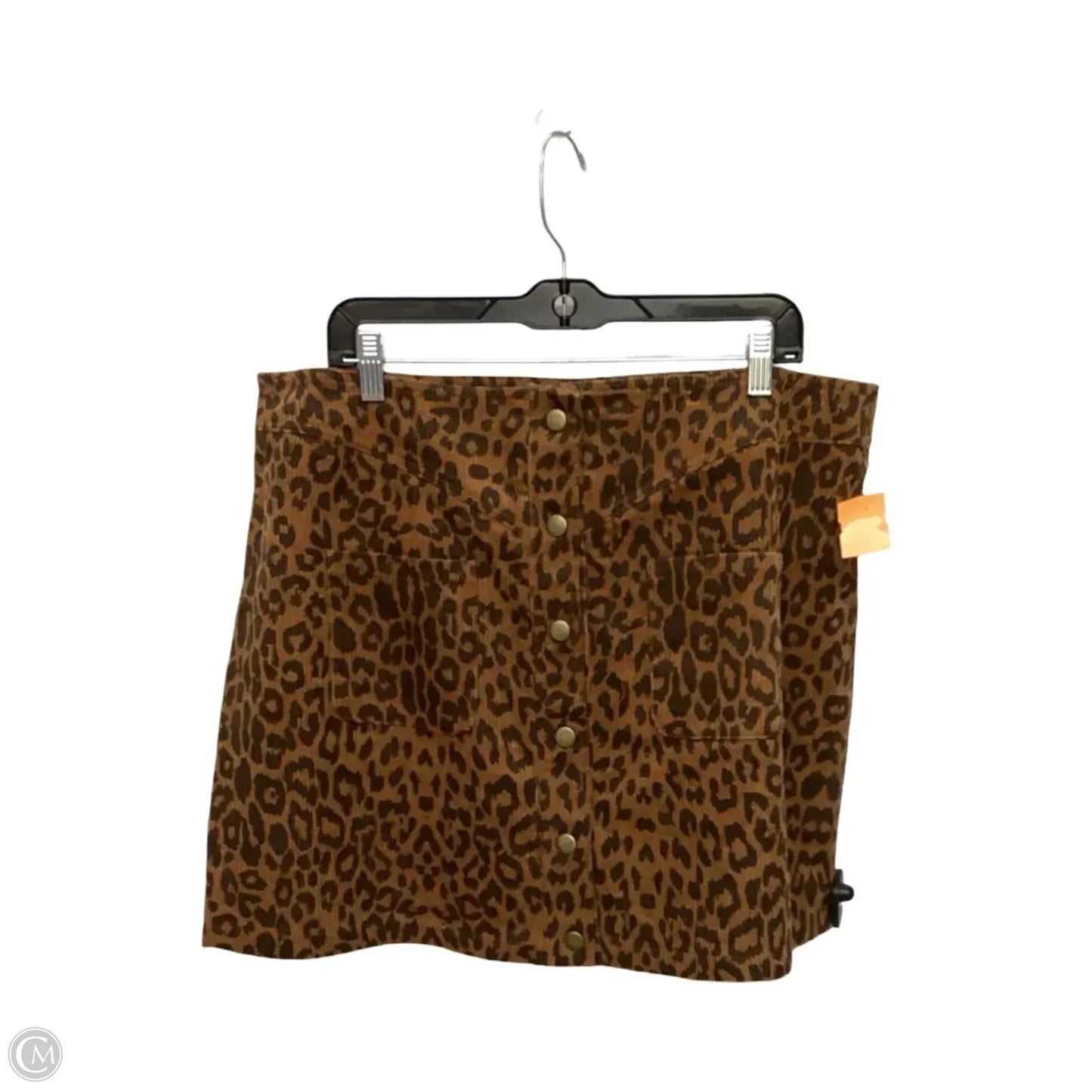 Skirt Mini & Short By Impressions In Animal Print, Size: 2x