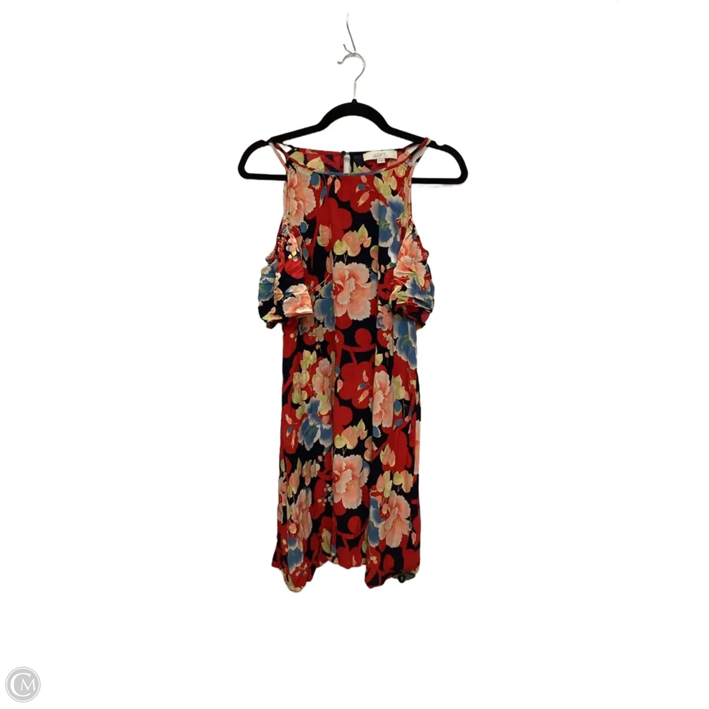 Dress Casual Short By Loft In Floral Print, Size: M
