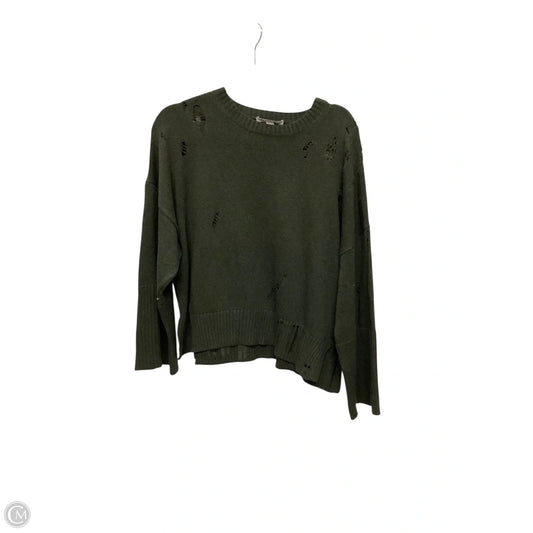 Designer Sweater By Clothes Mentor In Green, Size: L
