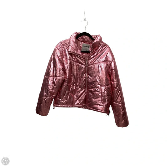 Coat Puffer & Quilted By Clothes Mentor In Pink, Size: L