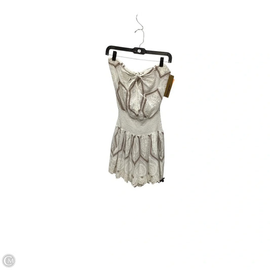 Designer Romper By Ramy Brook In Cream, Size: Xs