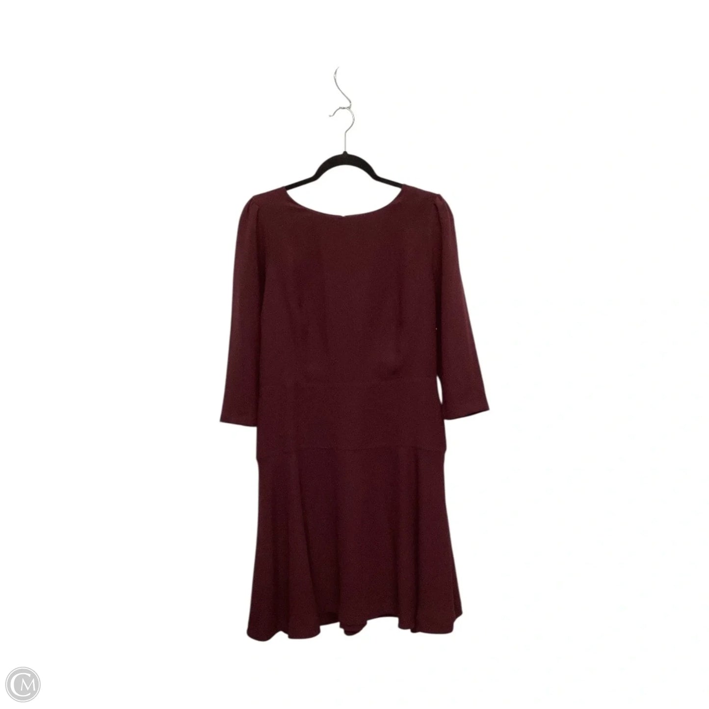Dress Work By Ann Taylor In Maroon, Size: 8