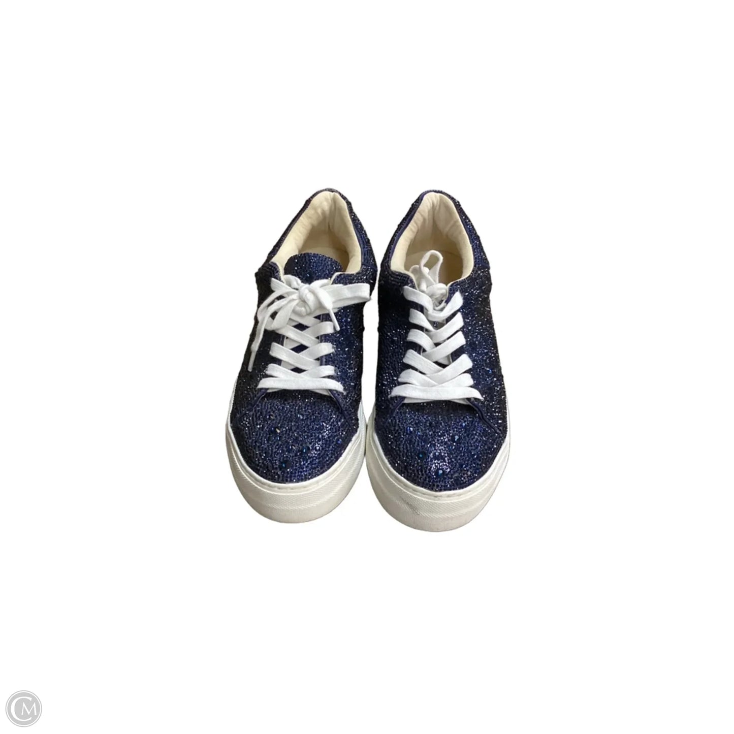 Shoes Sneakers By Betsey Johnson In Navy, Size: 8