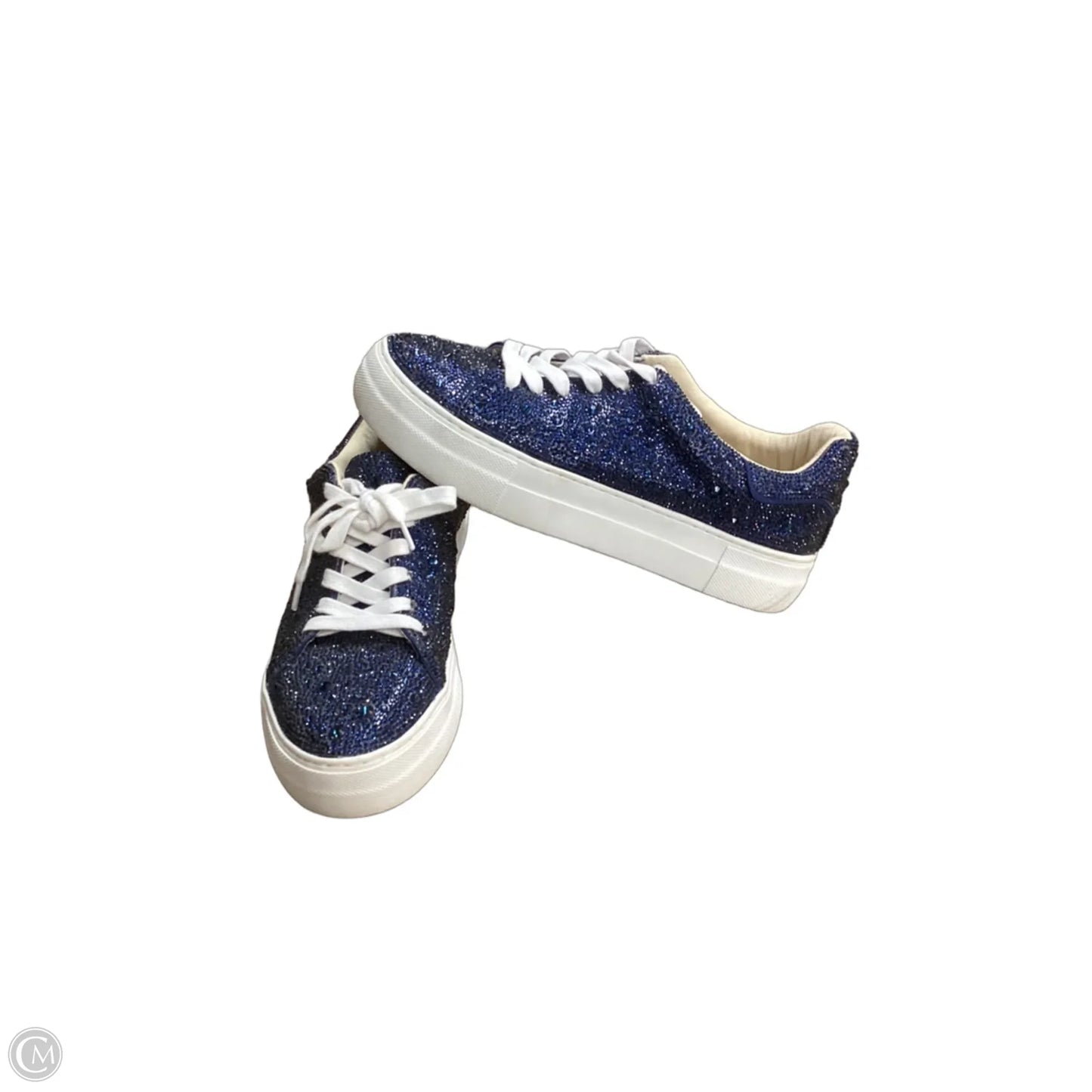Shoes Sneakers By Betsey Johnson In Navy, Size: 8