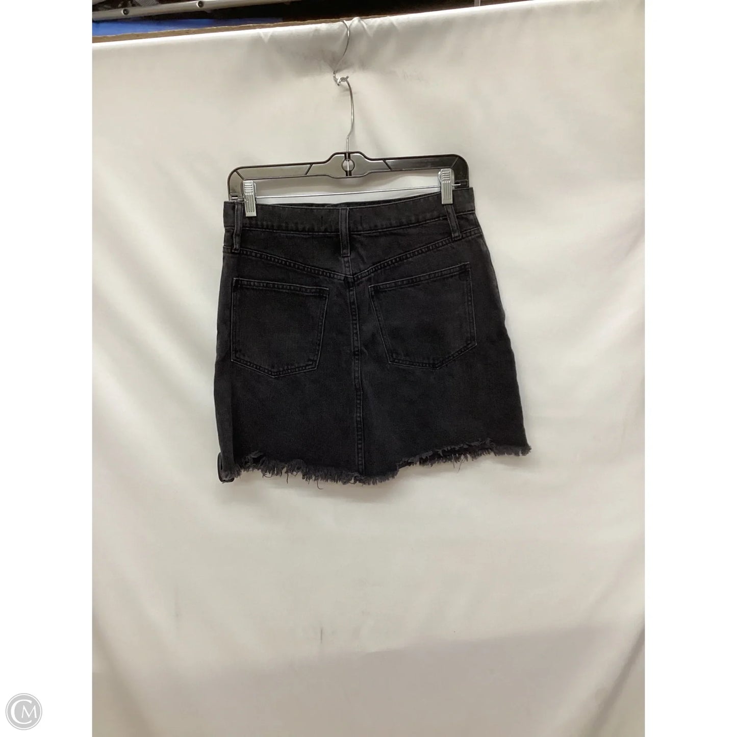 Skirt Mini & Short By Madewell In Black Denim, Size: 2