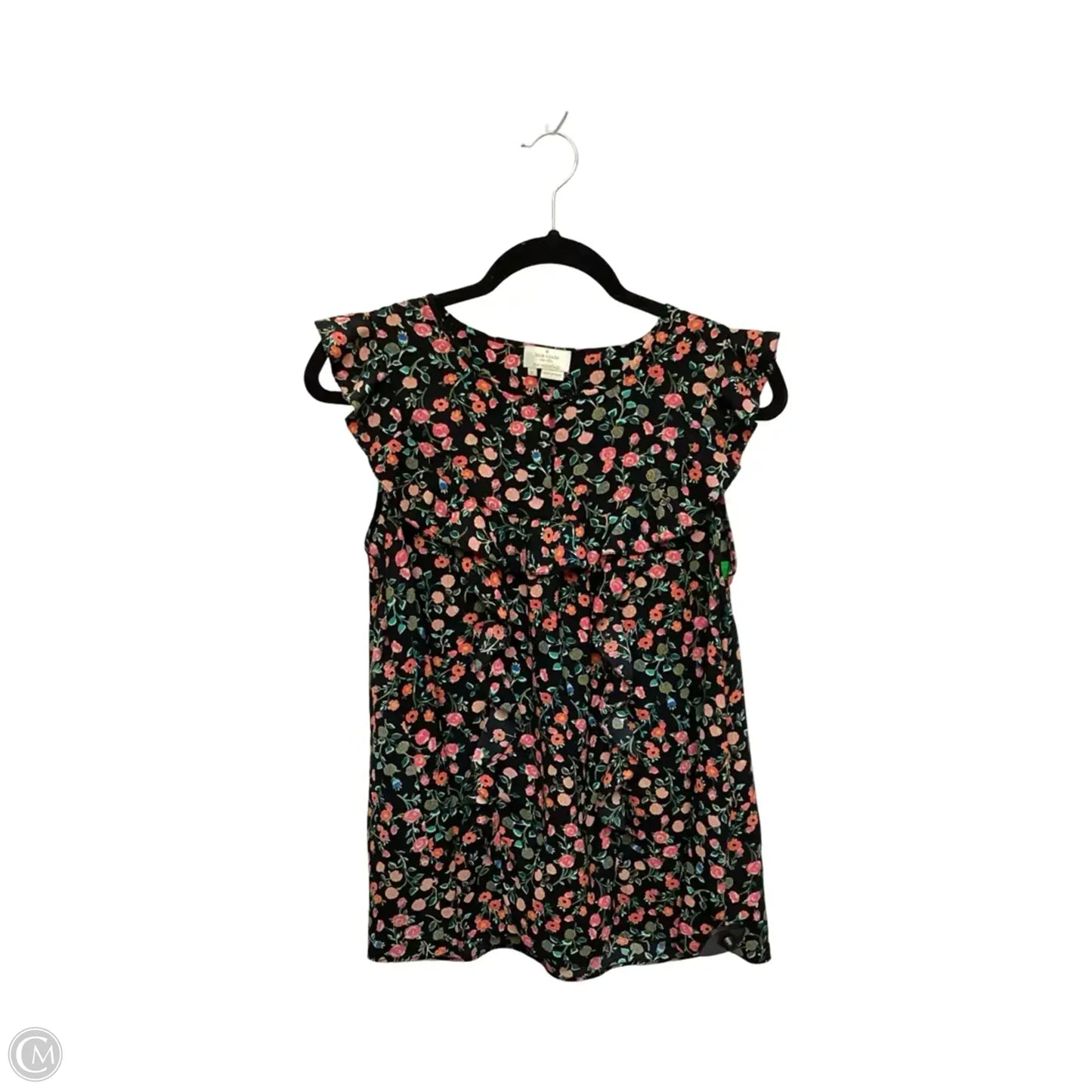 Blouse Designer By Kate Spade In Floral Print, Size: L