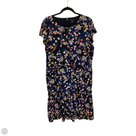 Dress Casual Short By Ann Taylor In Floral Print, Size: 16