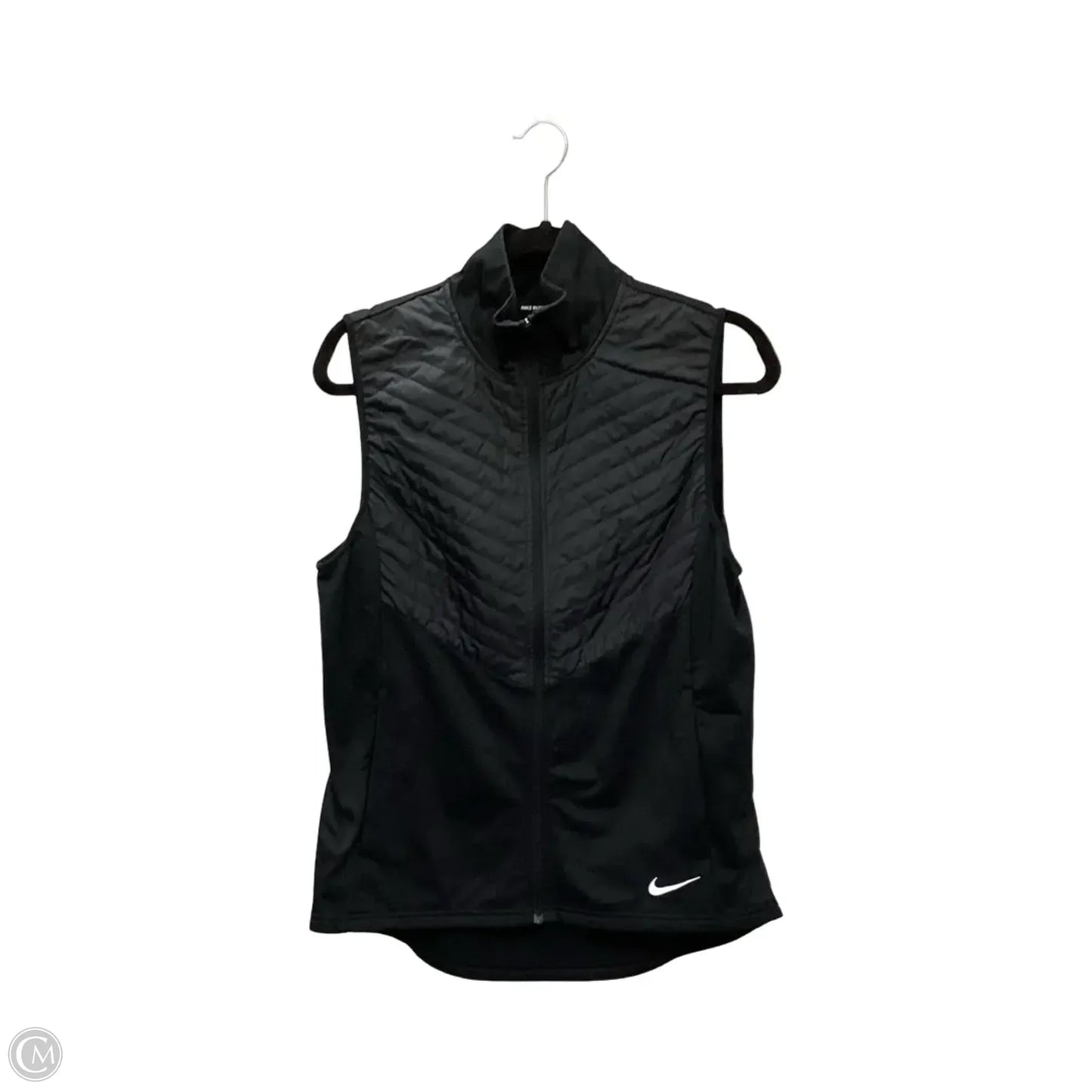 Athletic Jacket By Nike In Black, Size: L