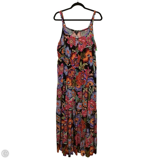 Dress Casual Maxi By Torrid In Floral Print, Size: 3x