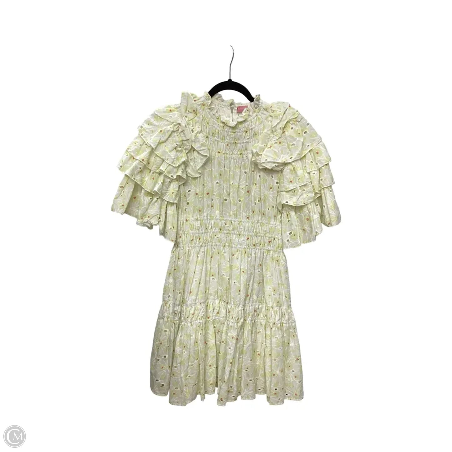 Dress Casual Short By Clothes Mentor In Yellow, Size: M