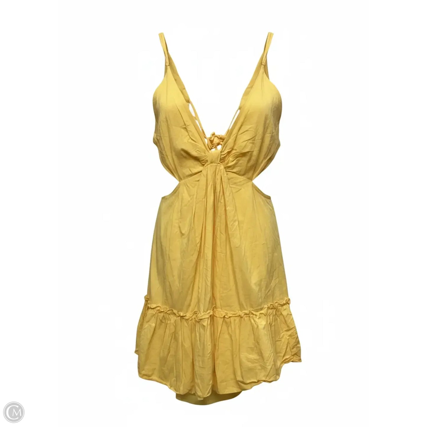 Dress Casual Short By Mustard Seed In Yellow, Size: L