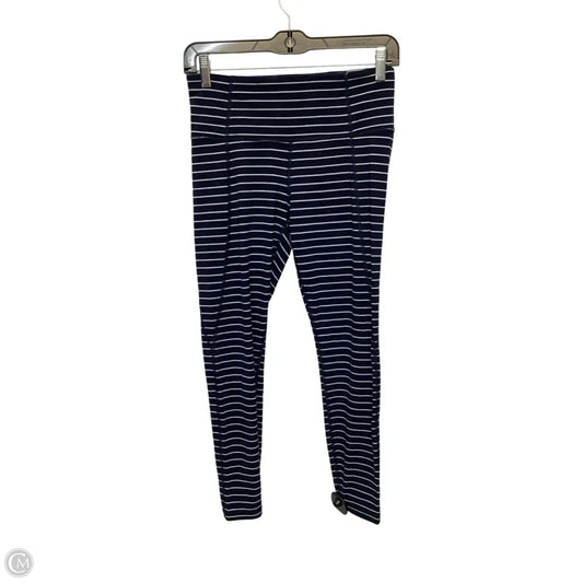 Athletic Leggings By Athleta In Striped Pattern, Size: S