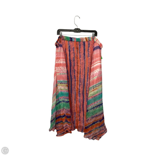 Skirt Midi By Clothes Mentor In Multi-colored, Size: 2x
