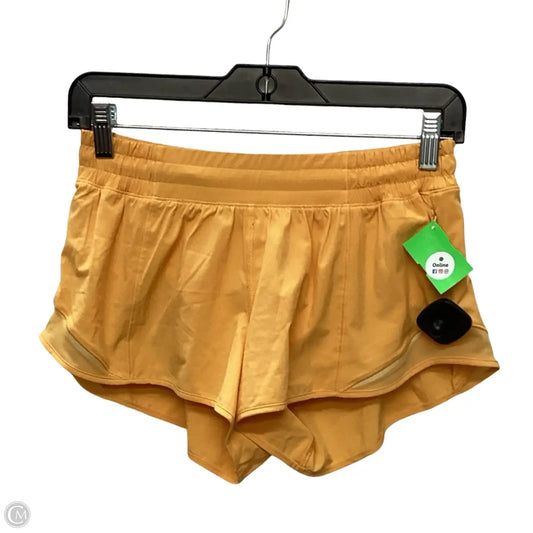 Athletic Shorts By Lululemon In Yellow, Size: 6
