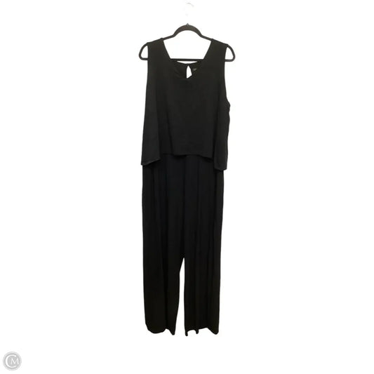 Jumpsuit By J. Jill In Black, Size: Xl