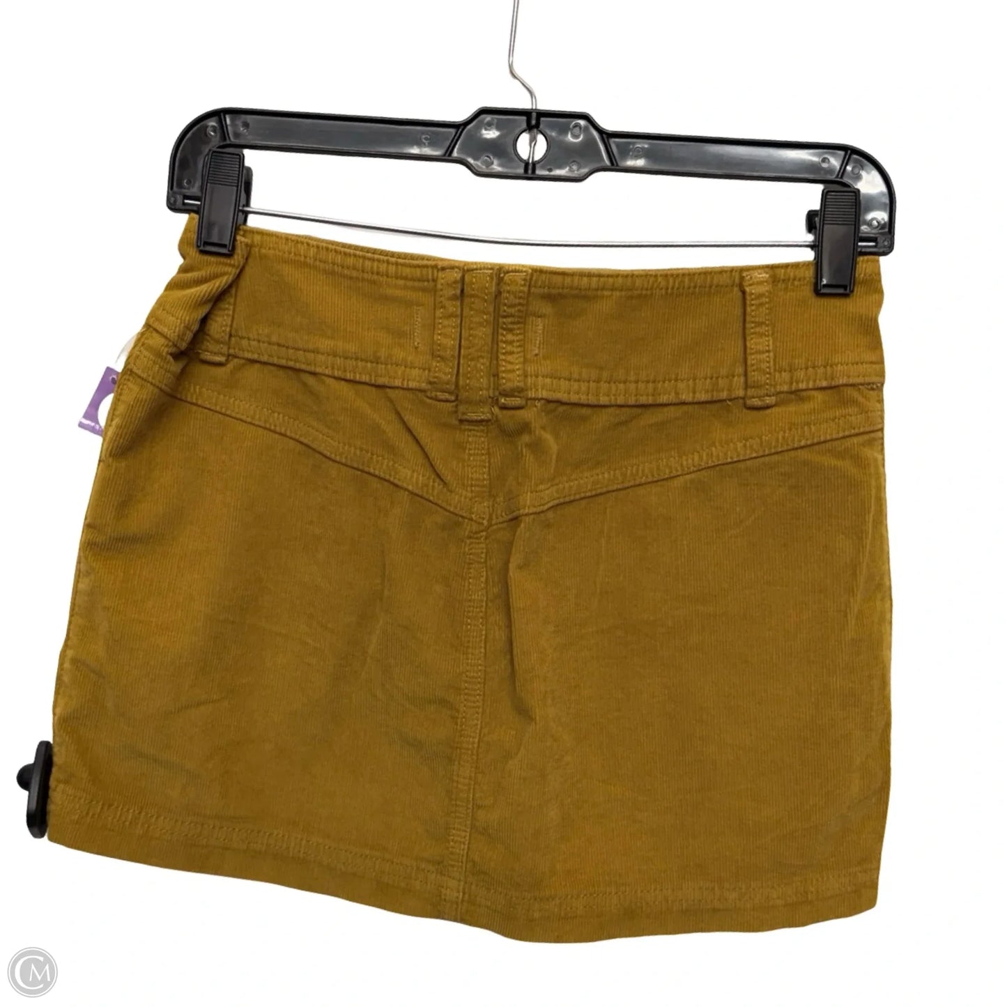 Skirt Mini & Short By Free People In Yellow, Size: 2