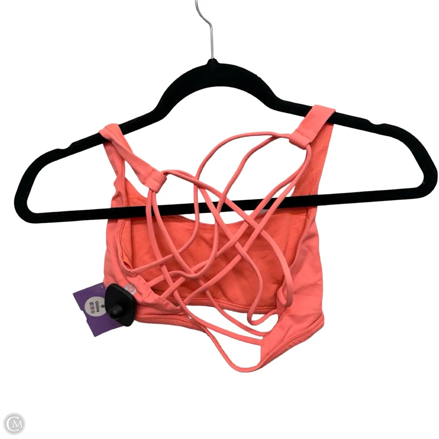 Athletic Bra By Lululemon In Orange, Size: 4