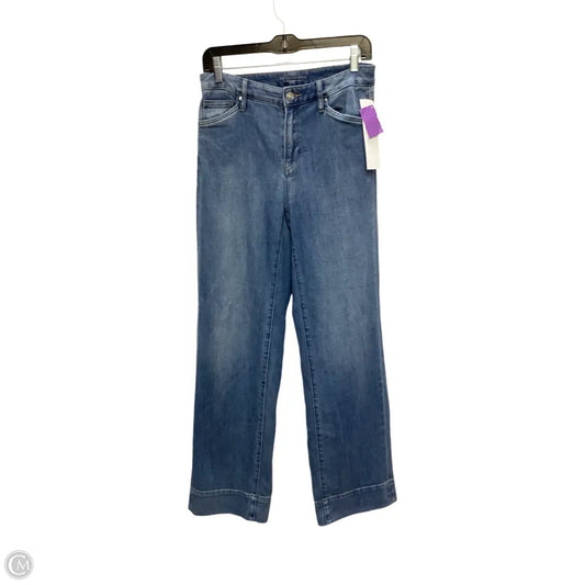 Jeans Wide Leg By Chicos In Blue Denim, Size: 0