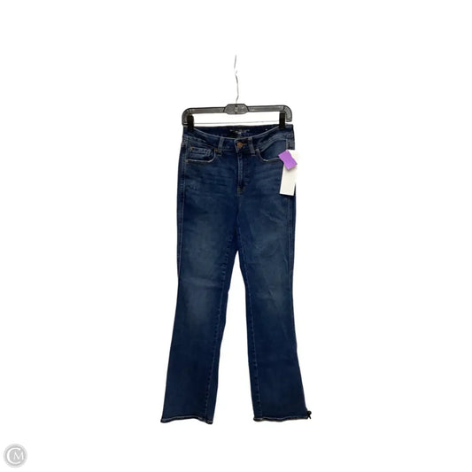 Jeans Straight By Chicos In Blue Denim, Size: 0
