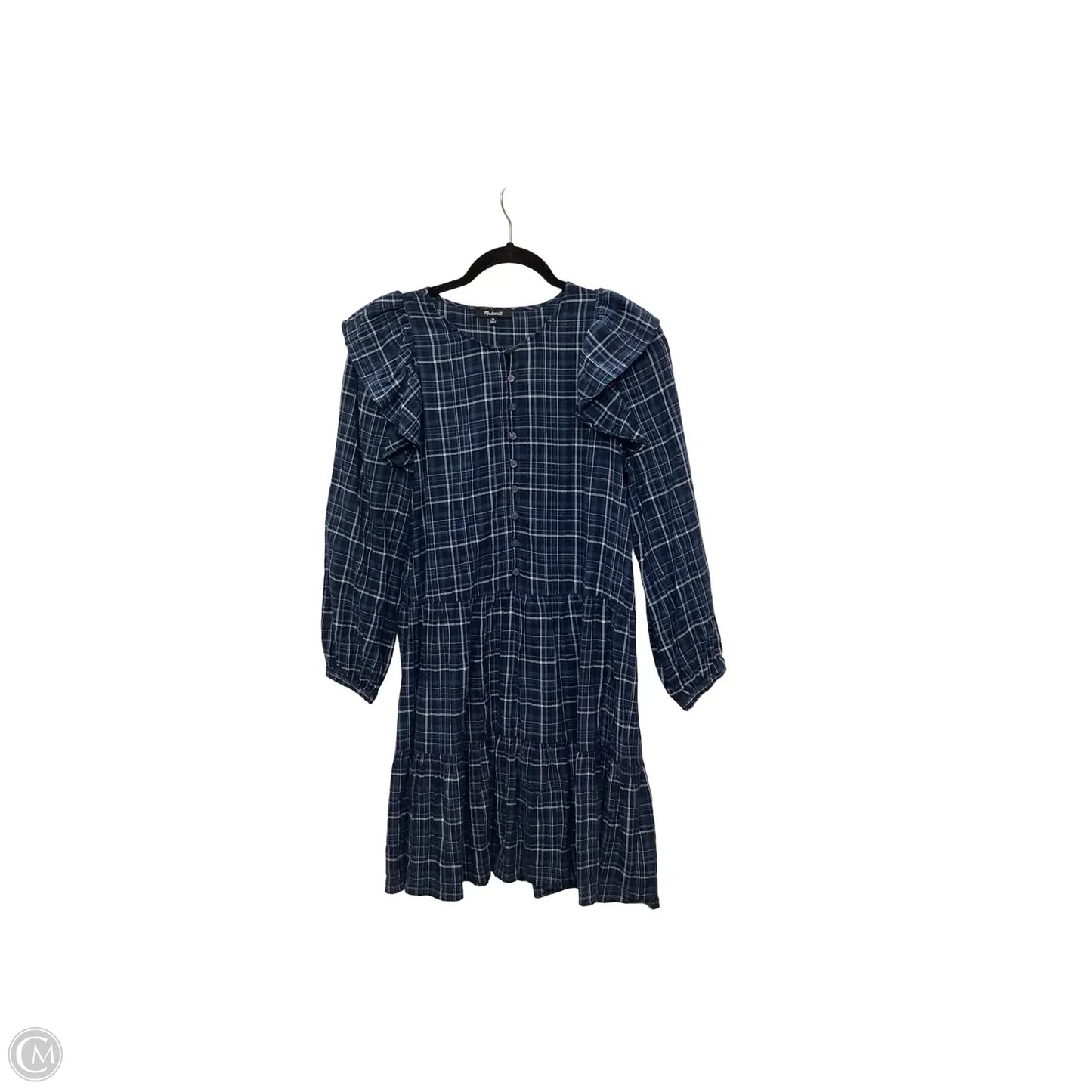 Dress Casual Short By Madewell In Plaid Pattern, Size: Xs