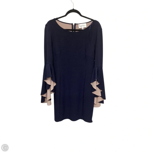 Dress Party Midi By Nicole Miller In Navy, Size: 12