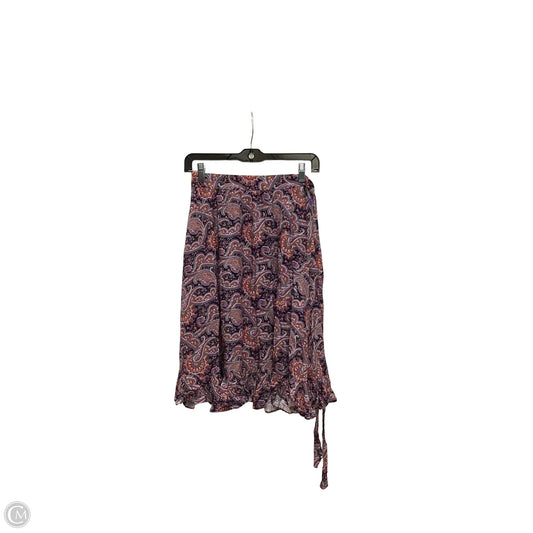 Skirt Mini & Short By Clothes Mentor In Paisley Print, Size: 0