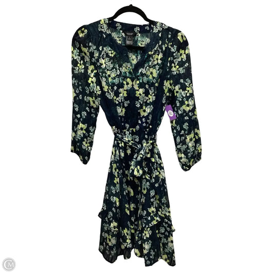 Dress Casual Short By Simply Vera In Floral Print, Size: S