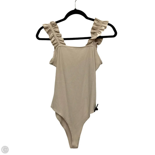 Bodysuit By Entro In Tan, Size: S
