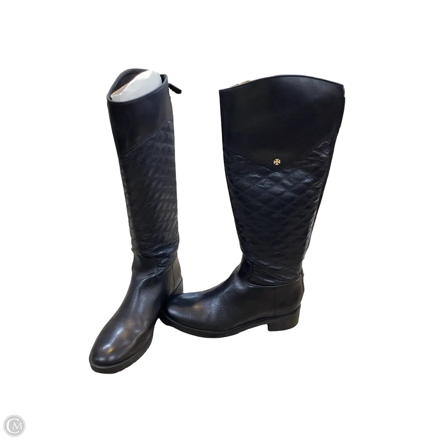Boots Designer By Tory Burch In Black, Size: 8