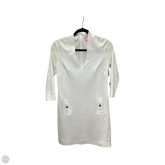 Dress Designer By Lilly Pulitzer In White, Size: S