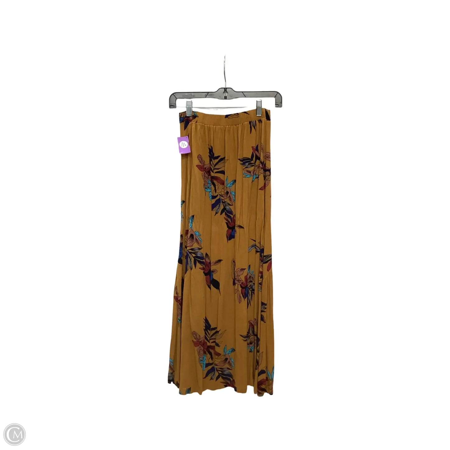 Skirt Maxi By Pink Diamond In Orange, Size: S