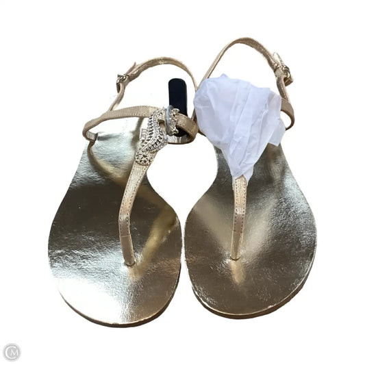 Sandals Flats By Antonio Melani In Gold, Size: 9