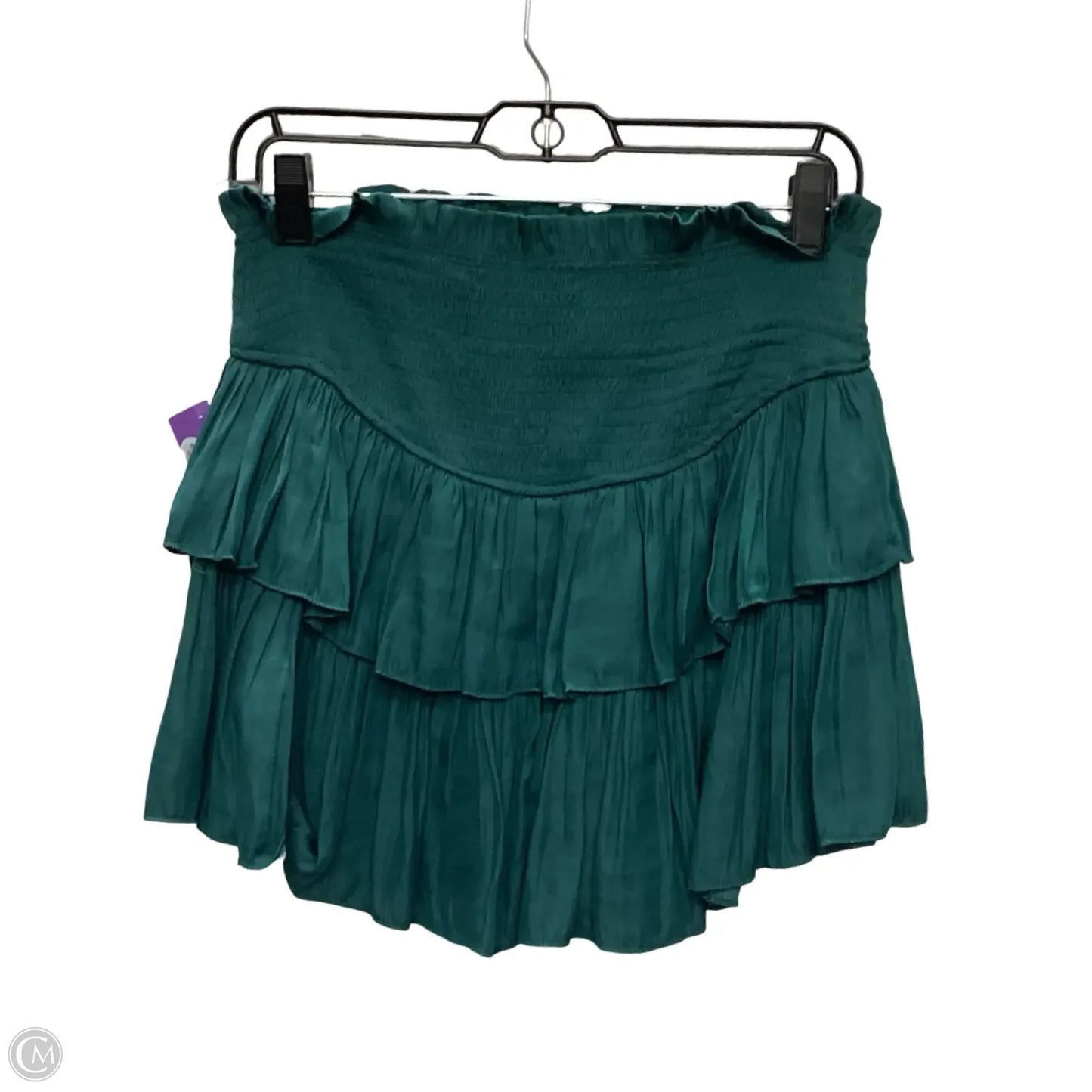 Skirt Mini & Short By Mustard Seed In Green, Size: L