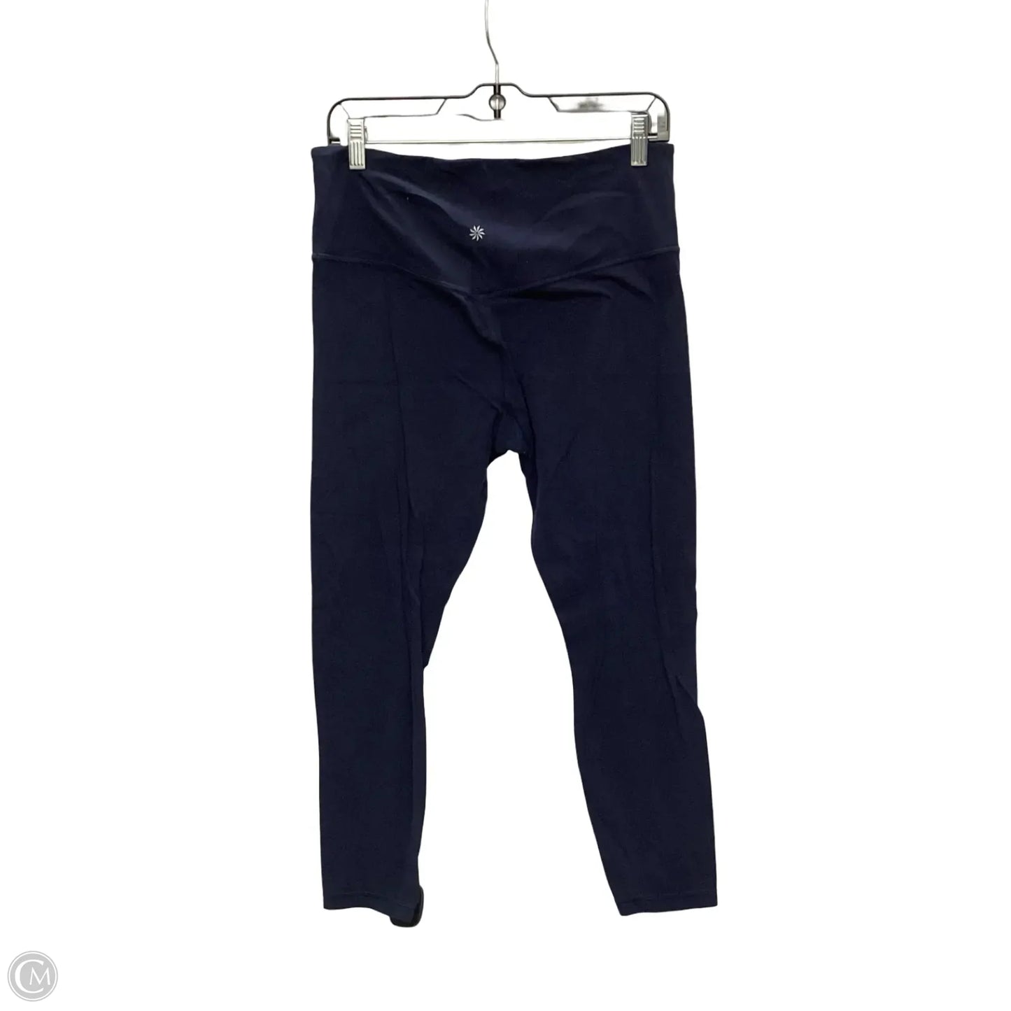 Athletic Leggings By Athleta In Navy, Size: L