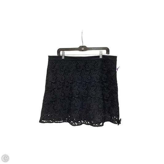 Skirt Mini & Short By Loft In Black, Size: L