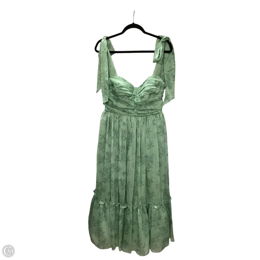 Dress Casual Midi By B DARLIN In Green, Size: 14
